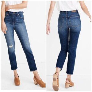 Madewell The Perfect Vintage Crop Jean Bellbrook Wash Comfort Stretch Edition 26